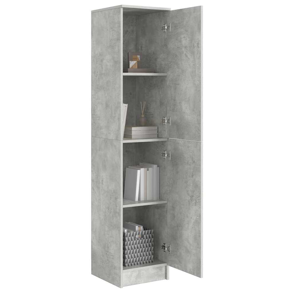 Credenza Grigio cemento 35 x 39 x 168 cm