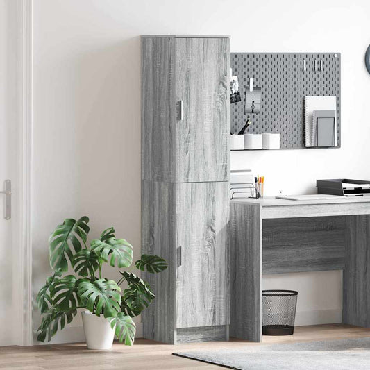 Credenza Grigio Sonoma 35 x 39 x 168 cm