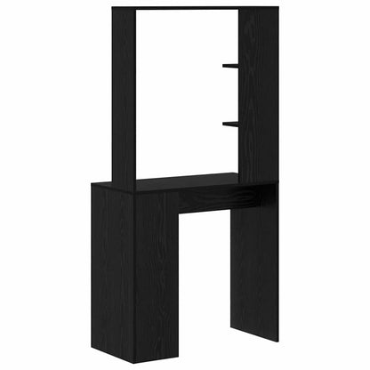 Scrivania Rovere Nero 78,5 x 37 x 154,5 cm Legno multistrato | homemem39