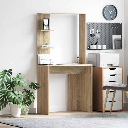 Scrivania Rovere Sonoma 78,5 x 37 x 154,5 cm Legno multistrato