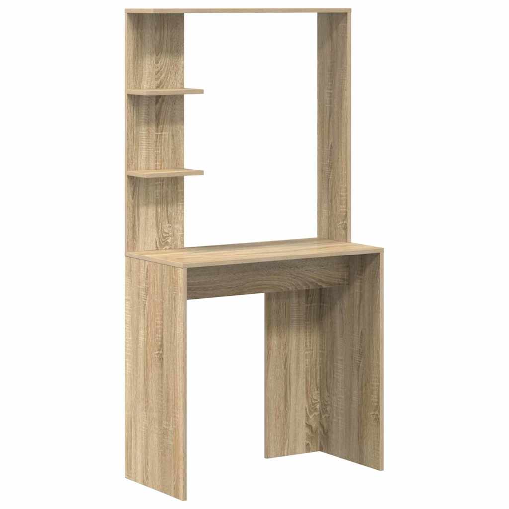 Scrivania Rovere Sonoma 78,5 x 37 x 154,5 cm Legno multistrato | homemem39