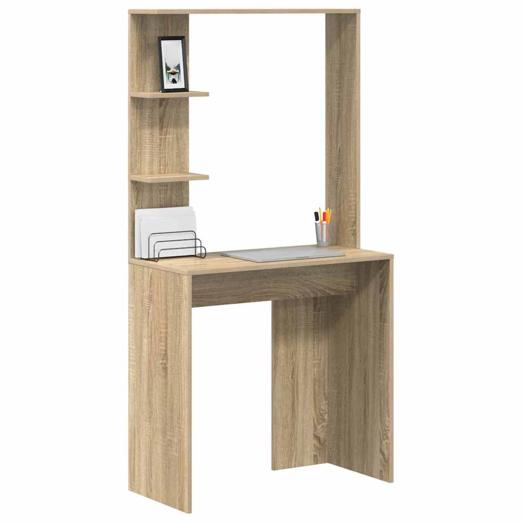 Scrivania Rovere Sonoma 78,5 x 37 x 154,5 cm Legno multistrato