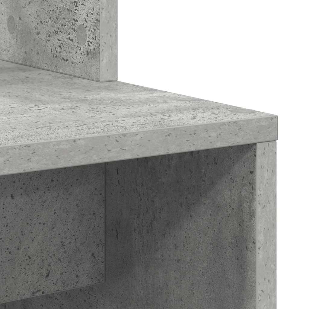 Scrivania Grigio cemento 78,5 x 37 x 154,5 cm Legno multistrato | homemem39