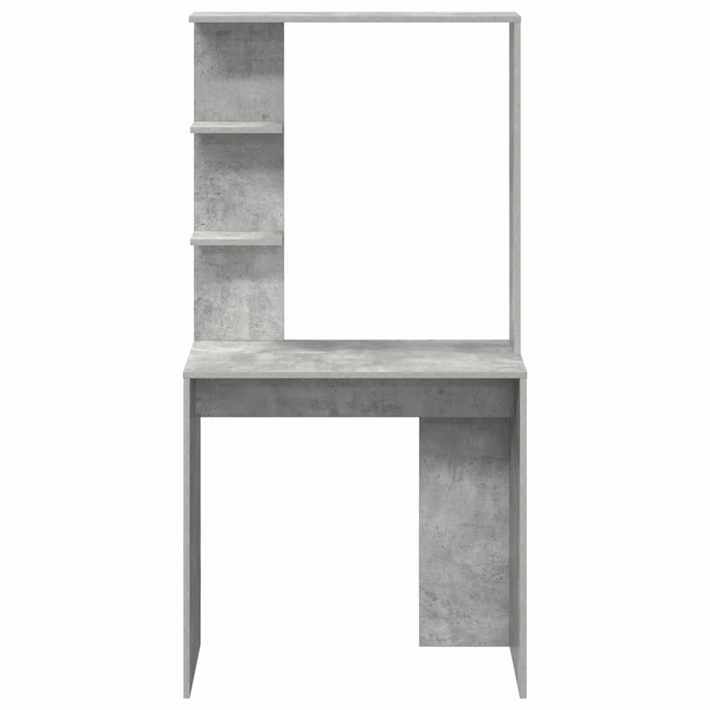 Scrivania Grigio cemento 78,5 x 37 x 154,5 cm Legno multistrato | homemem39