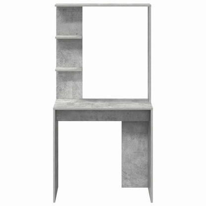 Scrivania Grigio cemento 78,5 x 37 x 154,5 cm Legno multistrato | homemem39