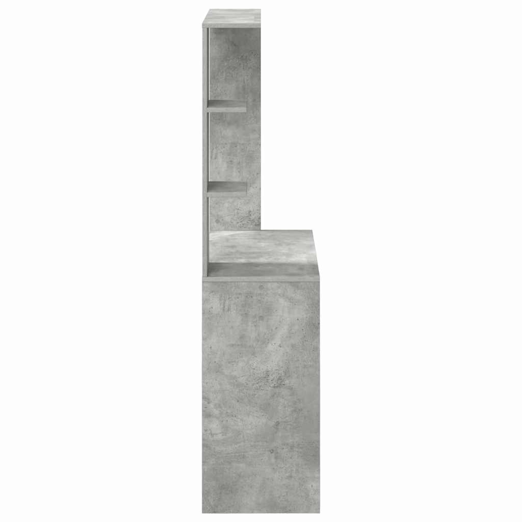 Scrivania Grigio cemento 78,5 x 37 x 154,5 cm Legno multistrato | homemem39