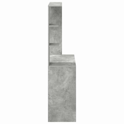Scrivania Grigio cemento 78,5 x 37 x 154,5 cm Legno multistrato | homemem39