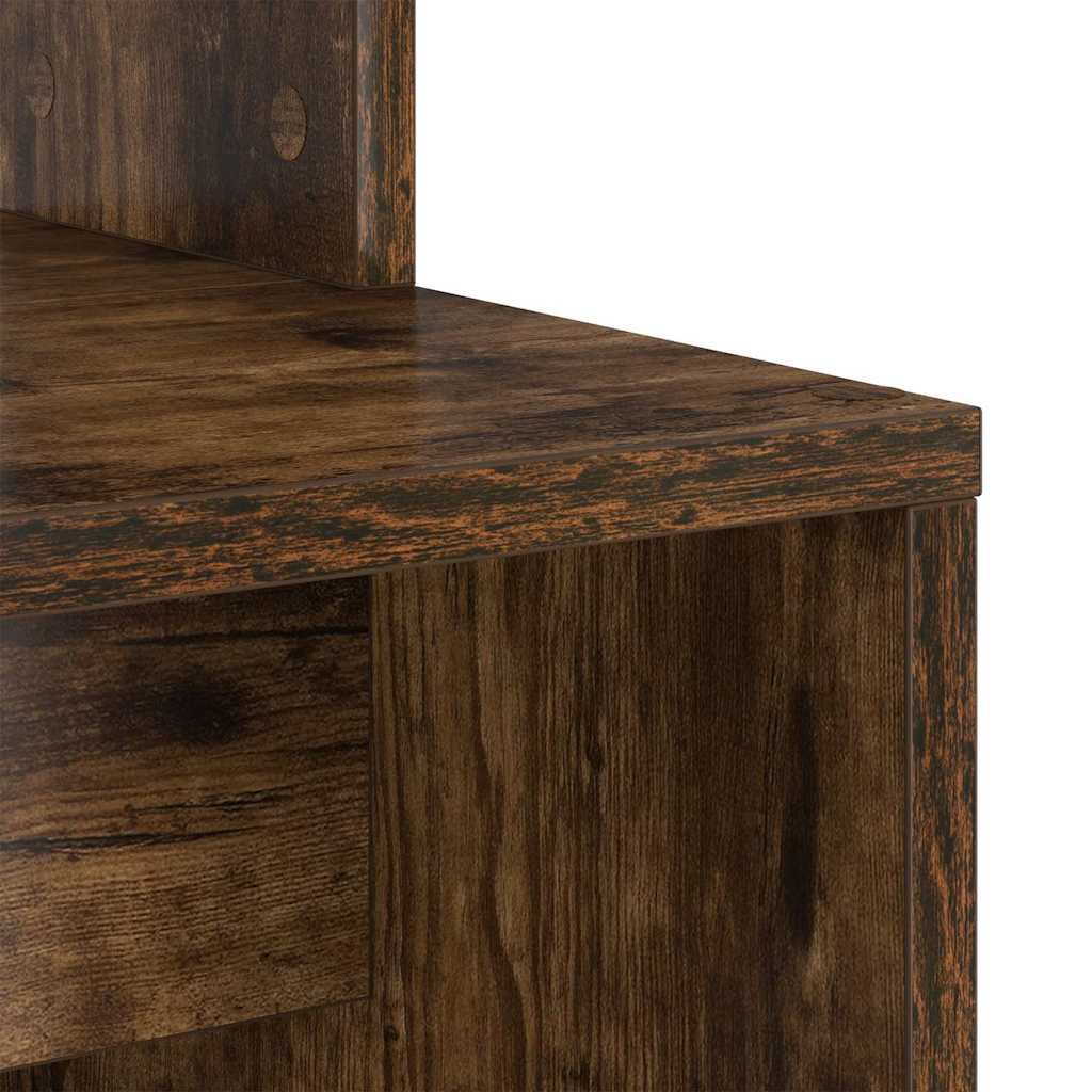 Scrivania Rovere fumé 78,5 x 37 x 154,5 cm Legno multistrato | homemem39