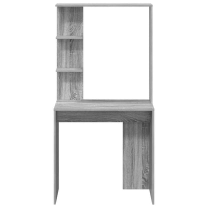 Scrivania Grigio Sonoma 78,5 x 37 x 154,5 cm Legno multistrato