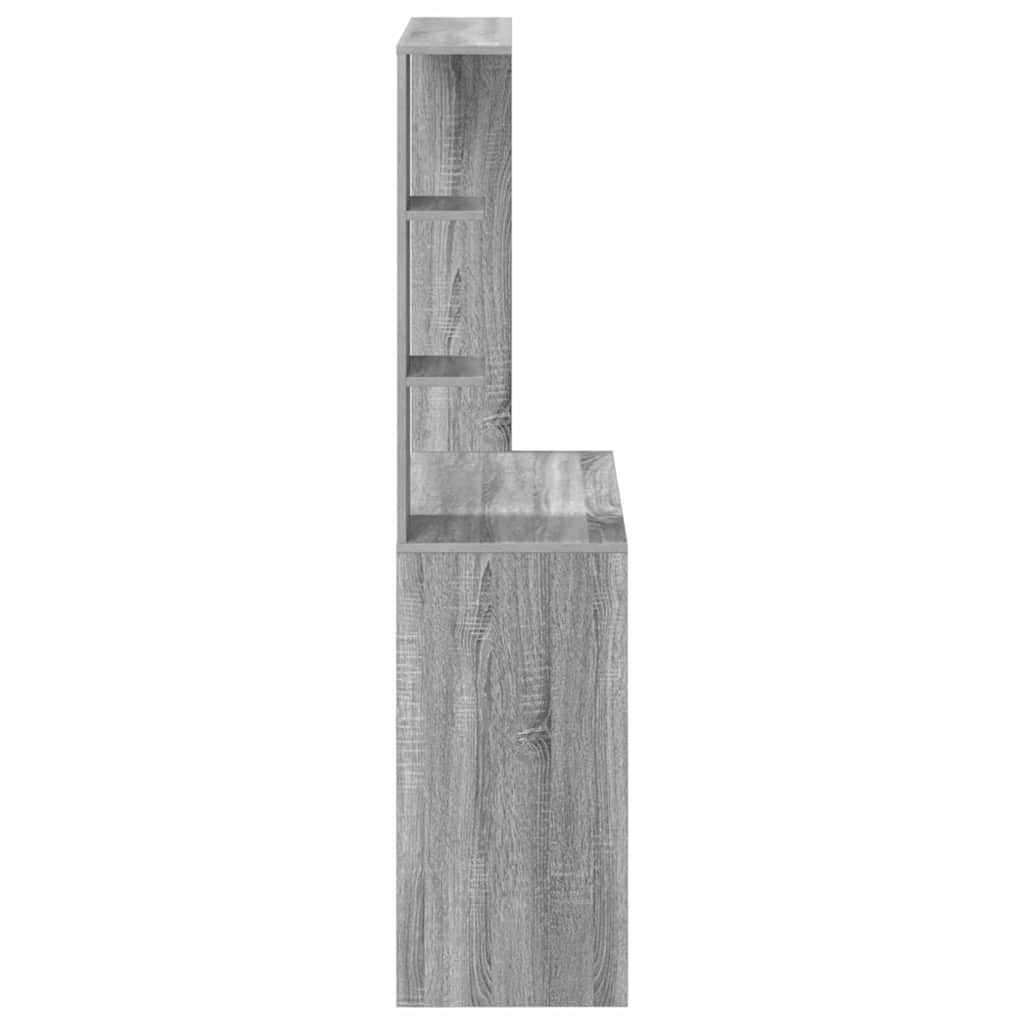 Scrivania Grigio Sonoma 78,5 x 37 x 154,5 cm Legno multistrato | homemem39