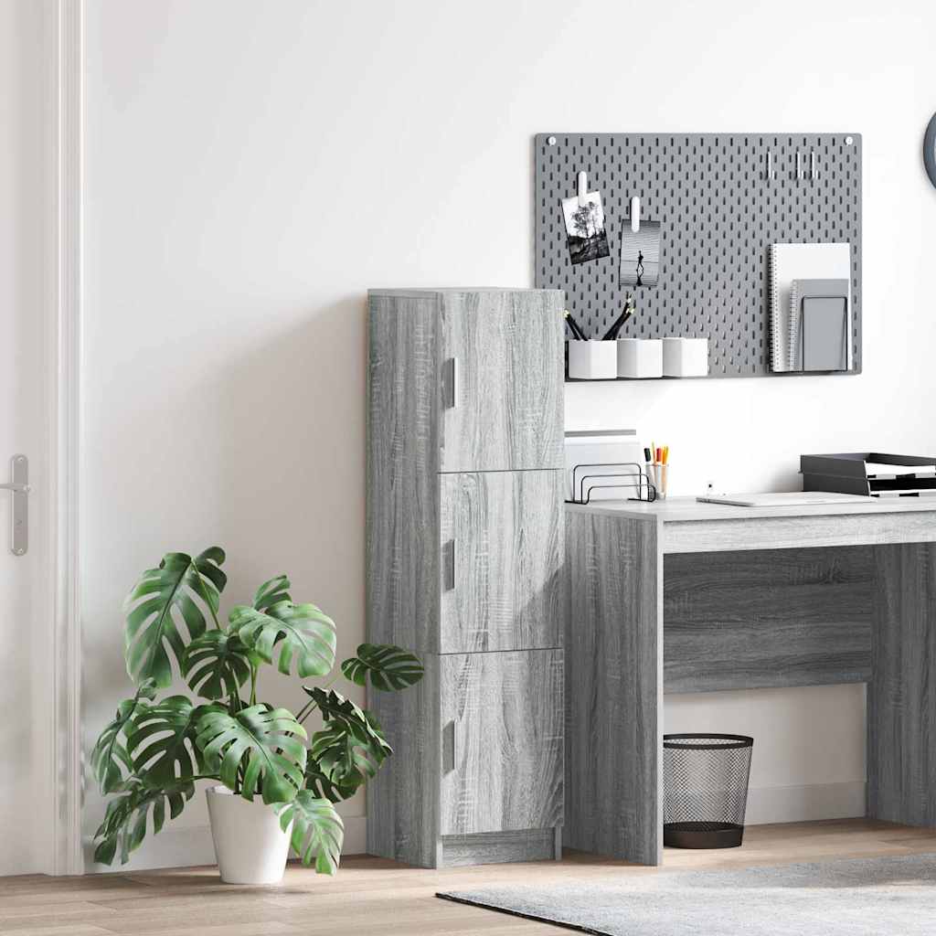 Credenza Grigio Sonoma 31.5 x 32 x 122.5 cm
