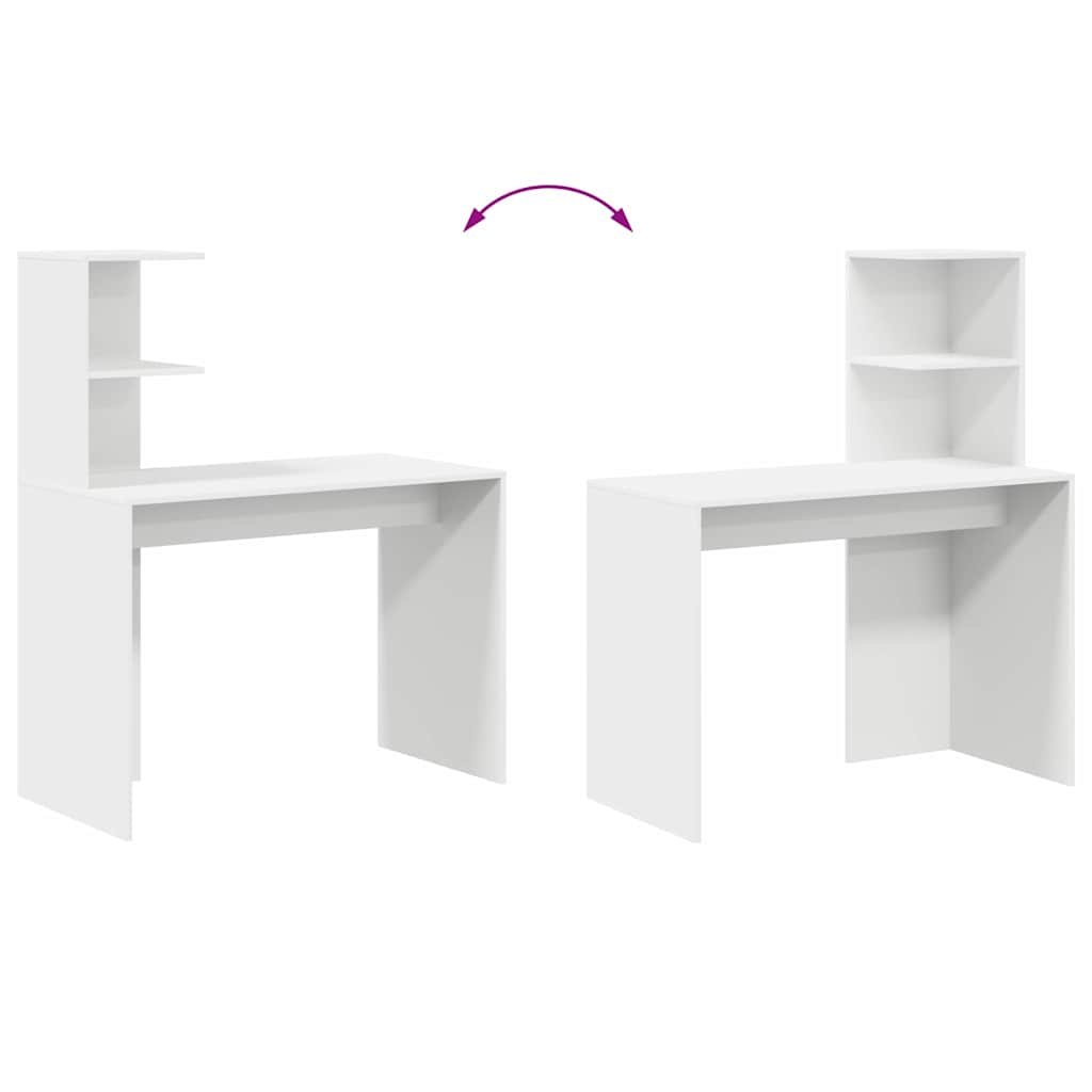 Scrivania Bianco 102 x 50 x 124 cm Legno multistrato