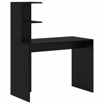 Scrivania Rovere Nero 102 x 50 x 124 cm Legno multistrato | homemem39