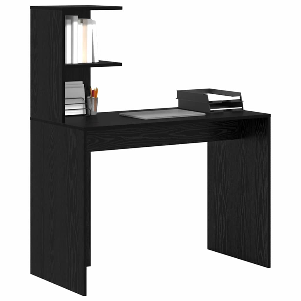 Scrivania Rovere Nero 102 x 50 x 124 cm Legno multistrato