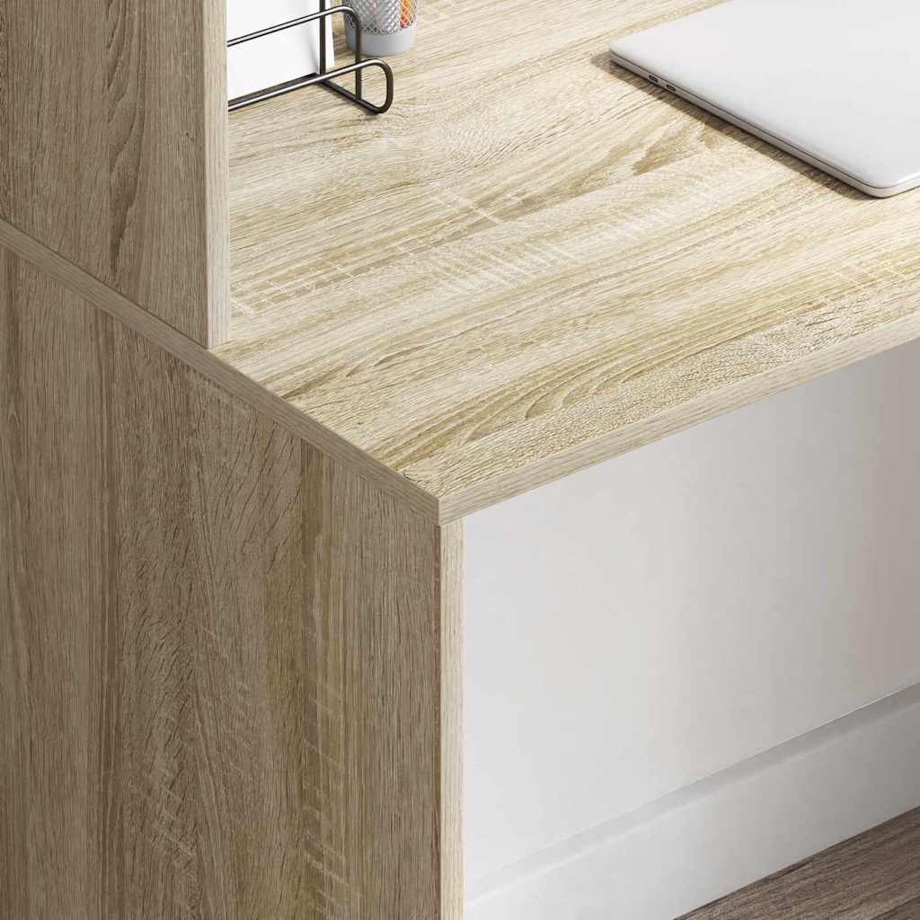 Scrivania rovere sonoma 102 x 50 x 124 cm Legno multistrato | homemem39