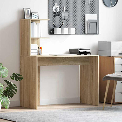 Scrivania rovere sonoma 102 x 50 x 124 cm Legno multistrato | homemem39
