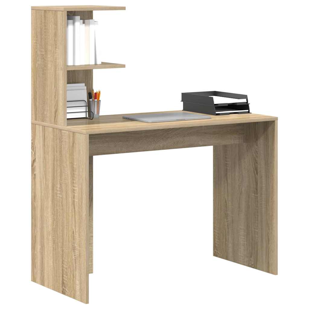 Scrivania rovere sonoma 102 x 50 x 124 cm Legno multistrato | homemem39