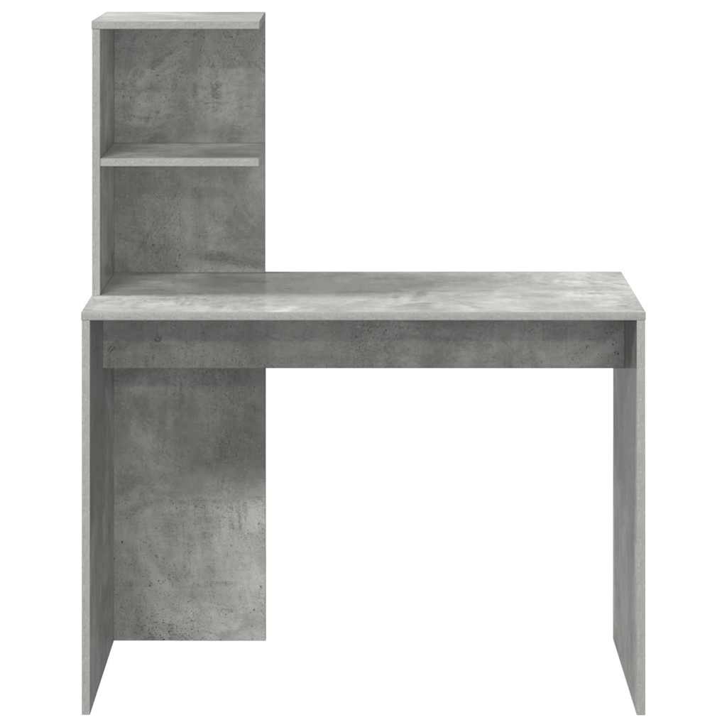 Scrivania Grigio cemento 102 x 50 x 124 cm Legno multistrato