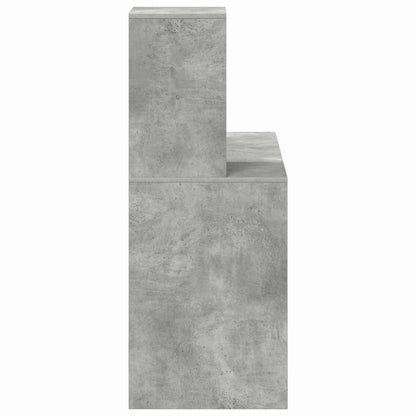 Scrivania Grigio cemento 102 x 50 x 124 cm Legno multistrato