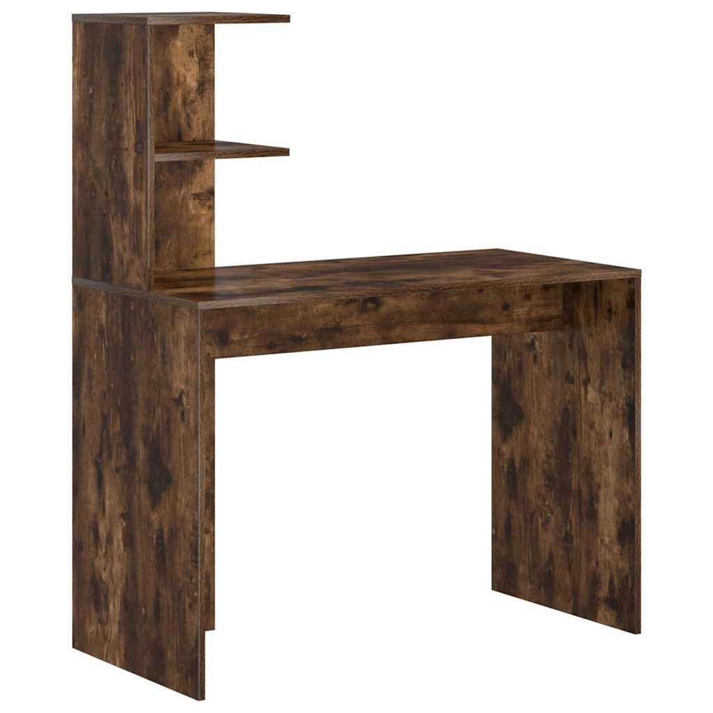 Scrivania Rovere fumé 102 x 50 x 124 cm Legno multistrato | homemem39