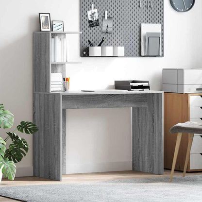Scrivania Grigio Sonoma 102 x 50 x 124 cm Legno multistrato | homemem39
