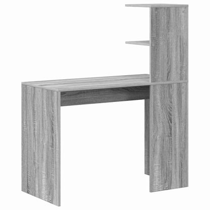 Scrivania Grigio Sonoma 102 x 50 x 124 cm Legno multistrato | homemem39