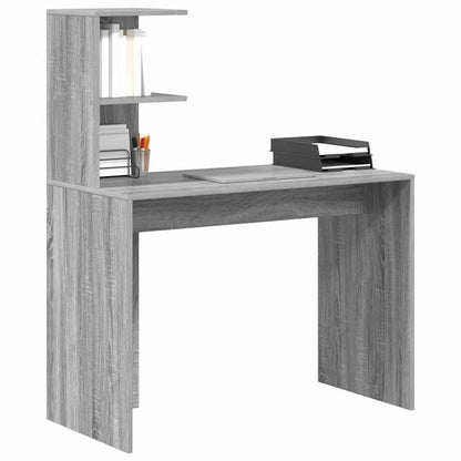 Scrivania Grigio Sonoma 102 x 50 x 124 cm Legno multistrato