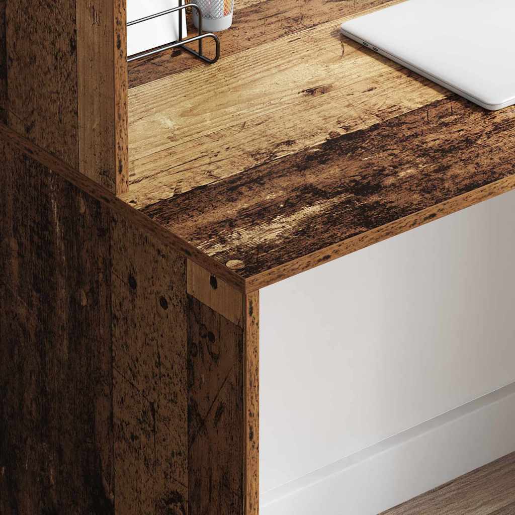 Scrivania Legno vecchio 102 x 50 x 124 cm Legno multistrato | homemem39