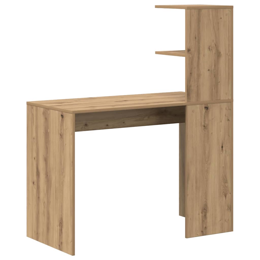 Scrivania con lo scaffale Rovere artigianale 102 x 50 x 124 cm | homemem39