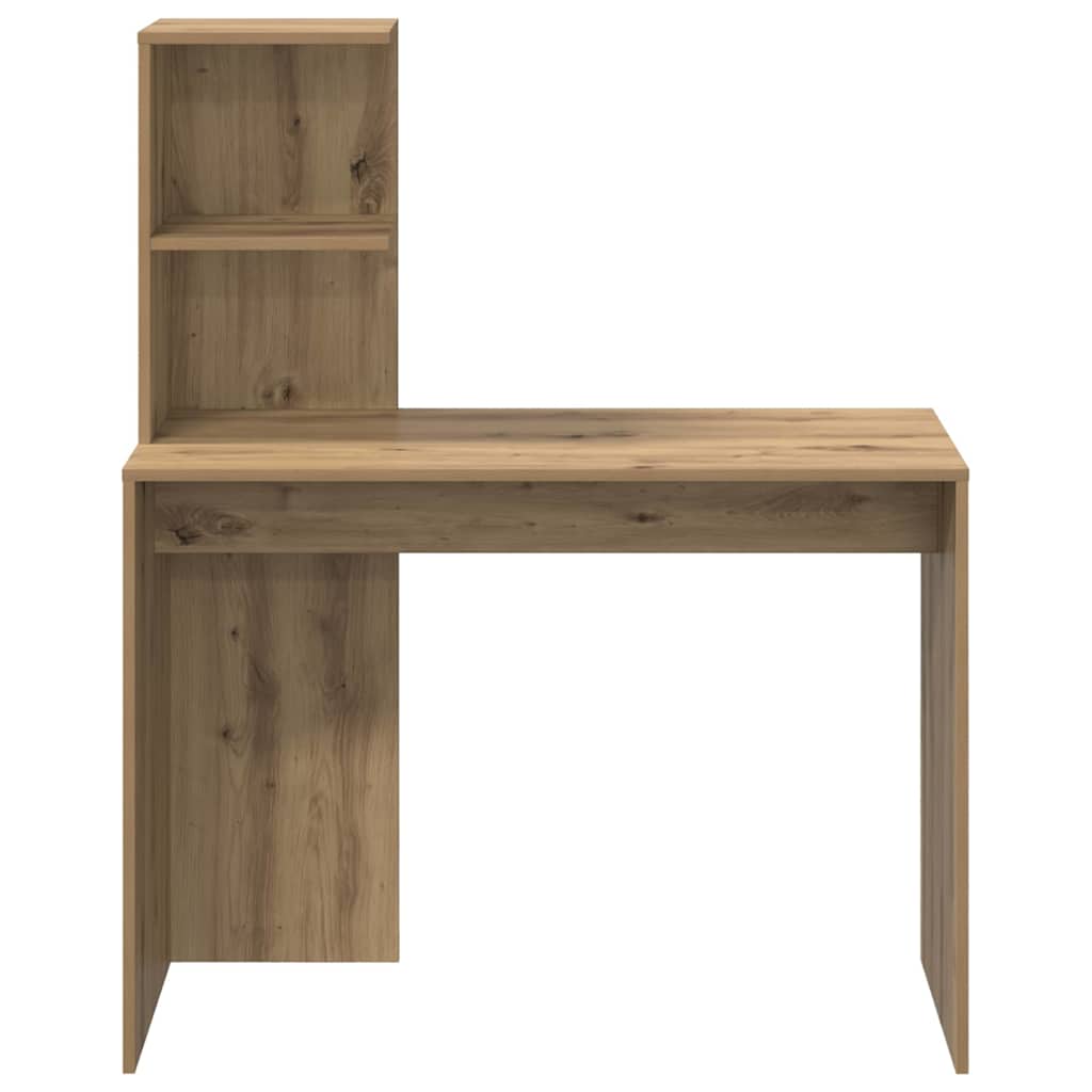 Scrivania con lo scaffale Rovere artigianale 102 x 50 x 124 cm | homemem39