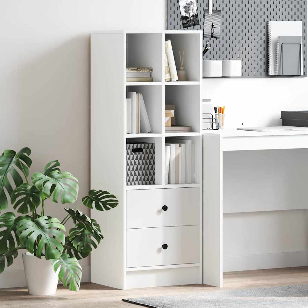 Credenza con cassetto Bianco 45,5 x 34 x 127 cm