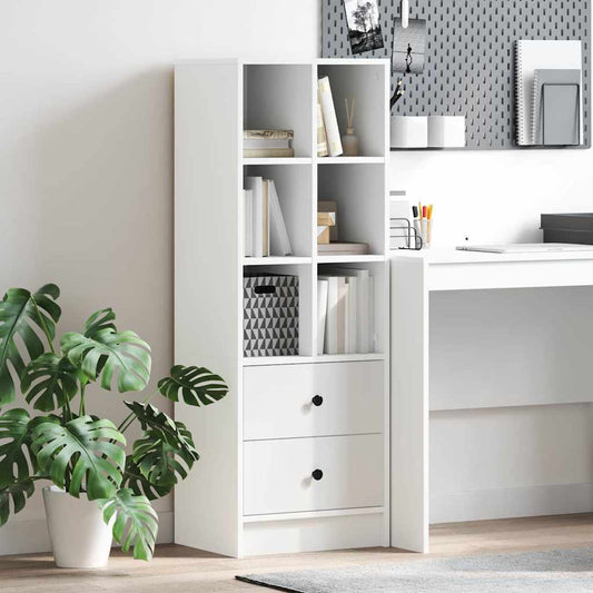 Credenza con cassetto Bianco 45,5 x 34 x 127 cm