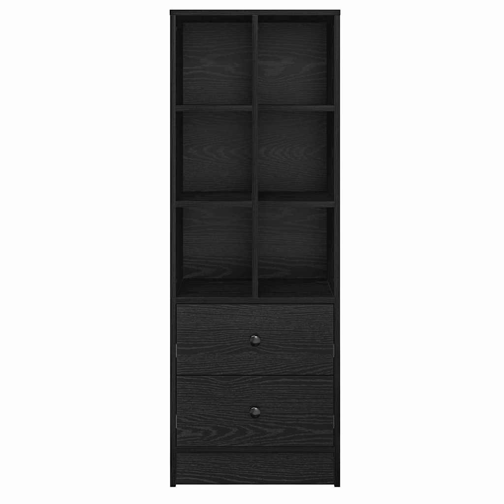 Credenza con cassetto Rovere Nero 45,5 x 34 x 127 cm