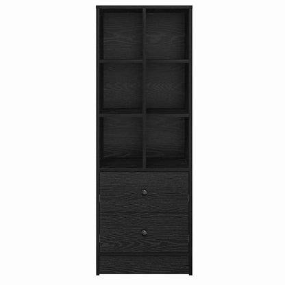 Credenza con cassetto Rovere Nero 45,5 x 34 x 127 cm
