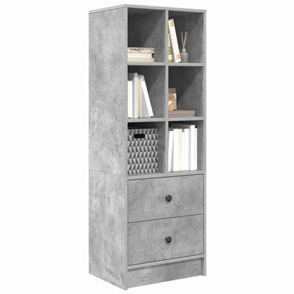 Credenza con cassetto Grigio cemento 45,5 x 34 x 127 cm