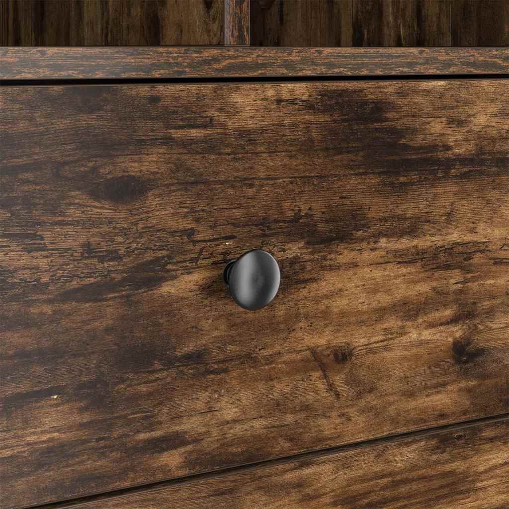 Credenza con cassetto Rovere fumé 45,5 x 34 x 127 cm