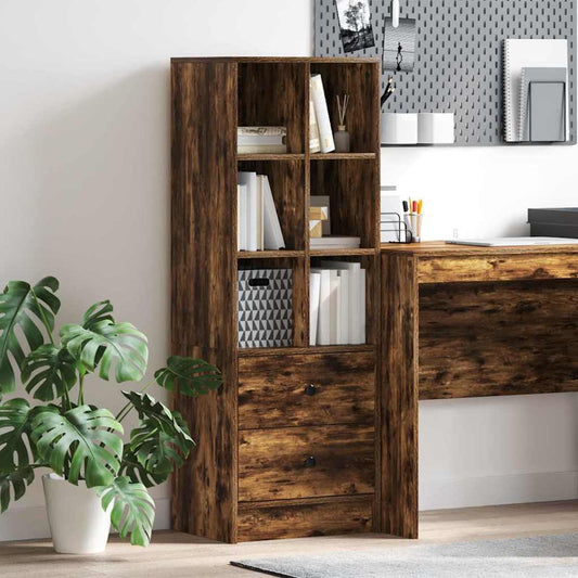 Credenza con cassetto Rovere fumé 45,5 x 34 x 127 cm