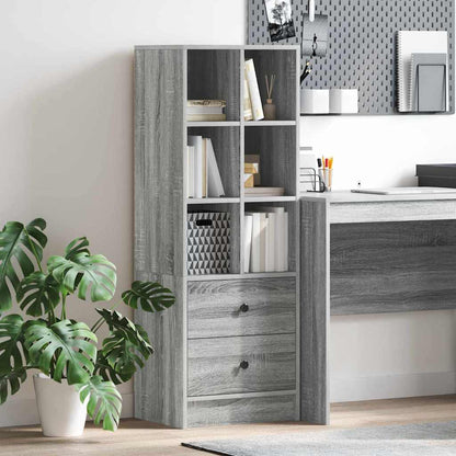 Credenza con cassetto Grigio Sonoma 45,5 x 34 x 127 cm