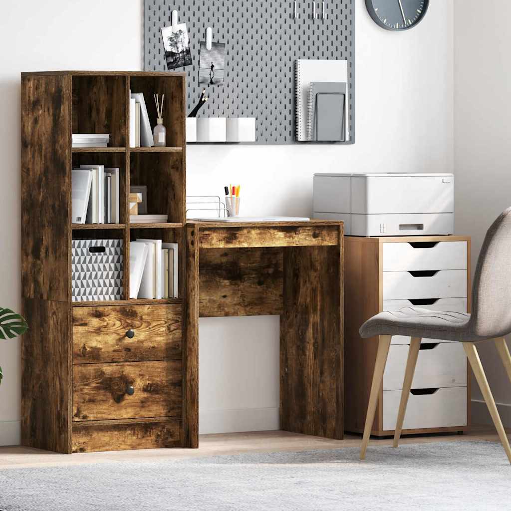 Scrivania Rovere fumé 60 x 40 x 76 cm | homemem39