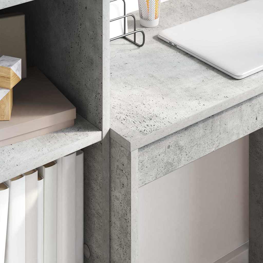 Scrivania Grigio cemento 70 x 40 x 76 cm | homemem39