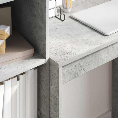 Scrivania Grigio cemento 70 x 40 x 76 cm | homemem39