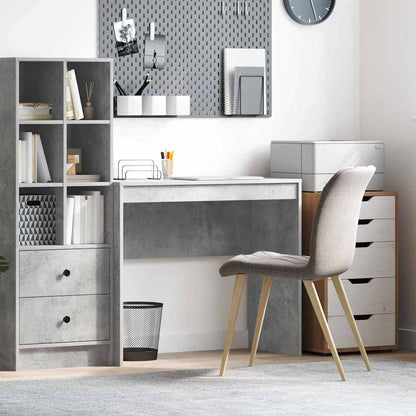 Scrivania Grigio cemento 90 x 40 x 76 cm | homemem39