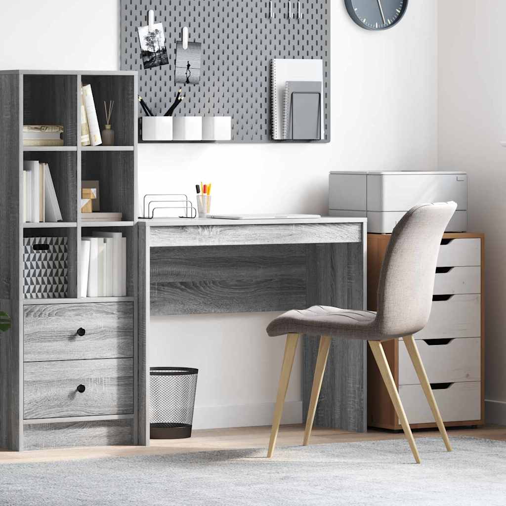 Scrivania Grigio Sonoma 90 x 40 x 76 cm | homemem39