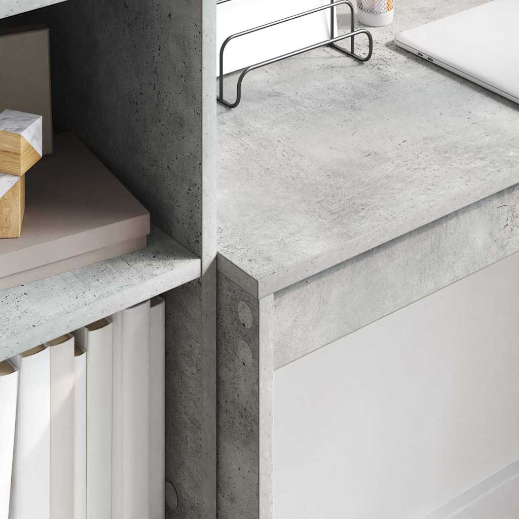 Scrivania Grigio cemento 100 x 40 x 76 cm | homemem39