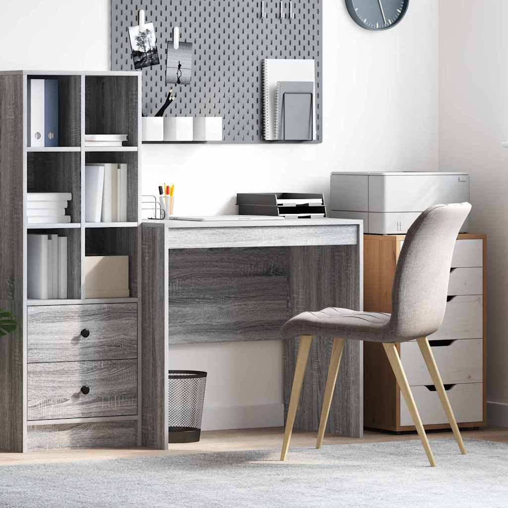 Scrivania Grigio Sonoma 80 x 50 x 76 cm | homemem39