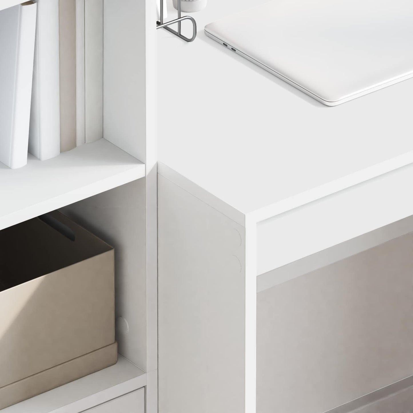 Scrivania Bianco 100 x 50 x 76 cm | homemem39