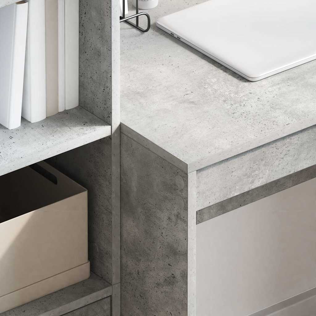 Scrivania Grigio cemento 100 x 50 x 76 cm | homemem39