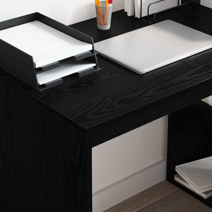 Scrivania Rovere Nero 108 x 55 x 103.5 cm Legno multistrato | homemem39
