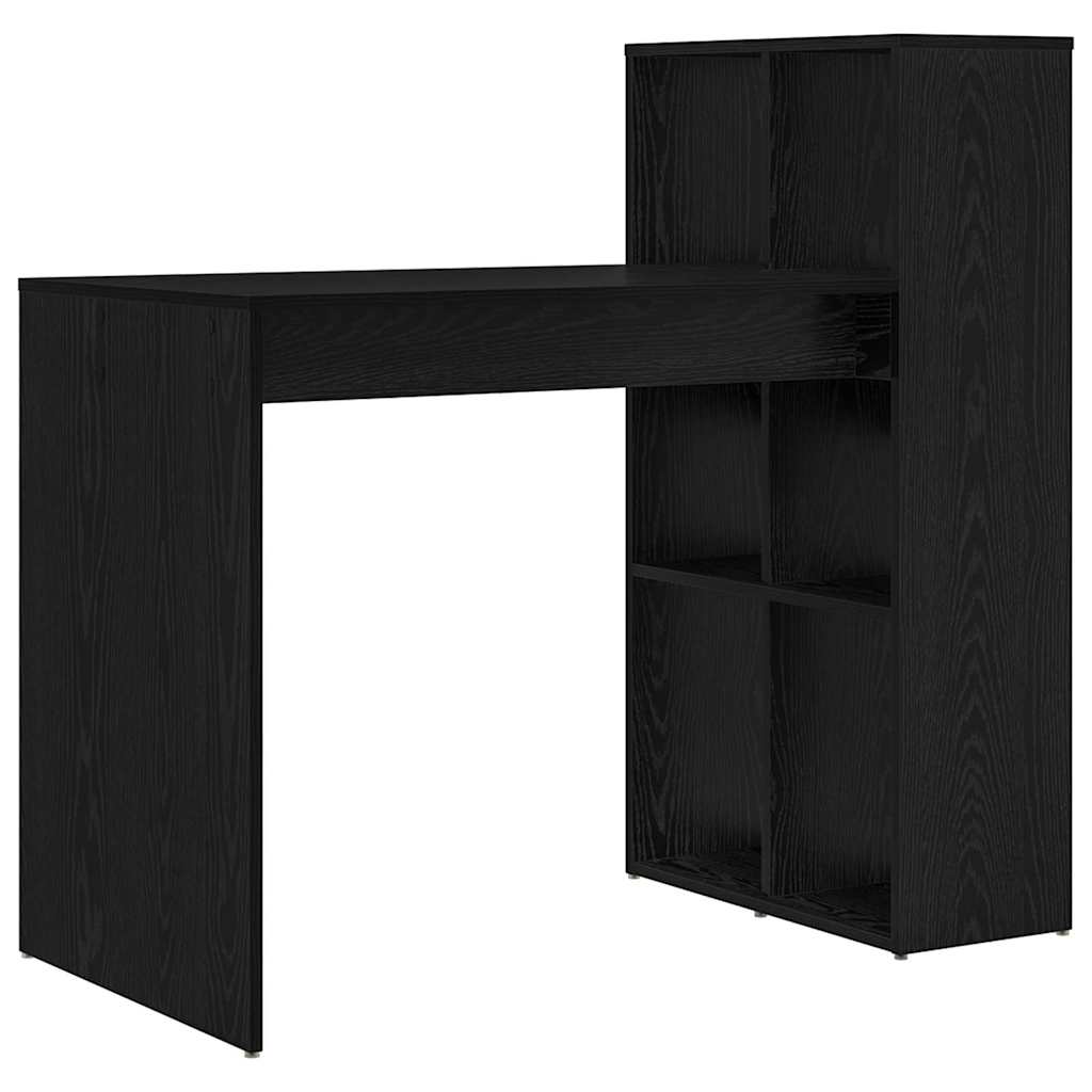 Scrivania Rovere Nero 108 x 55 x 103.5 cm Legno multistrato | homemem39