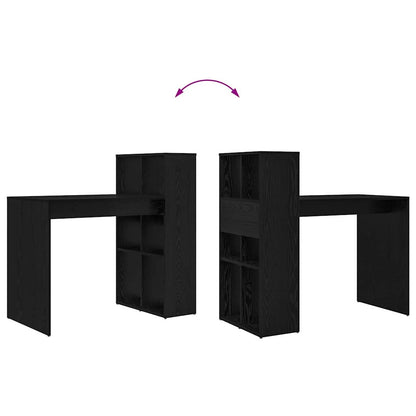 Scrivania Rovere Nero 108 x 55 x 103.5 cm Legno multistrato | homemem39